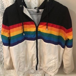 Colourful windbreaker